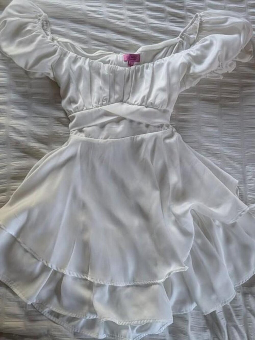 francesca's Women's White Dress